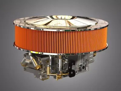 Holley Dominator Carburetor 3D model