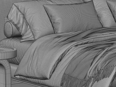 Alivar Echo Bed 3D model