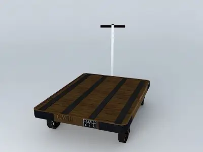 Eco Rail Track Platform Bogie Dummy Old Steam Days Free 3D model