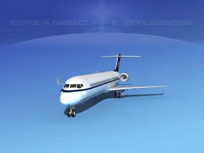 Comac ARJ21-900 Myanmar Airlines  3D model