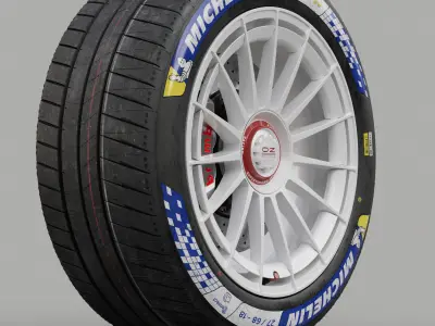 Michelin Pilot Sport EV 27 68 18 Clean 3D model