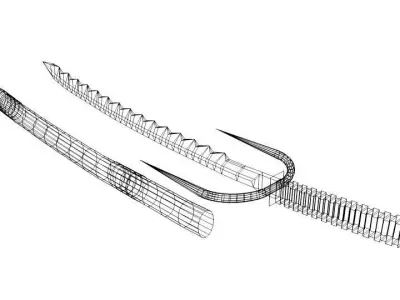 Sword - Fantasy Type 3 3D model