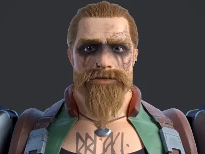 Breach Valorant fan art  3D model