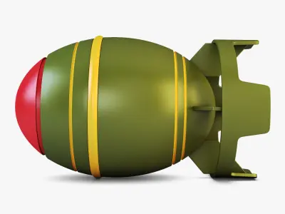 Nuclear bomb v 1 3D model