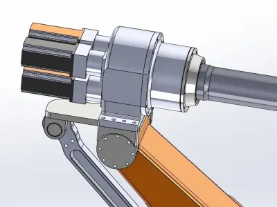 6 axis robots 3D model