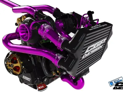 PINKI Enginedesigned by CGPdesign academy paX 3D model