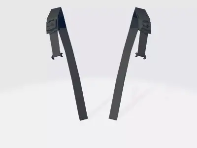 Shoulder Suspenders Low-poly 3D model