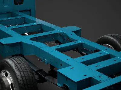 Nissan NV400 SingleCab SW E30 Chassis 2014 3D model