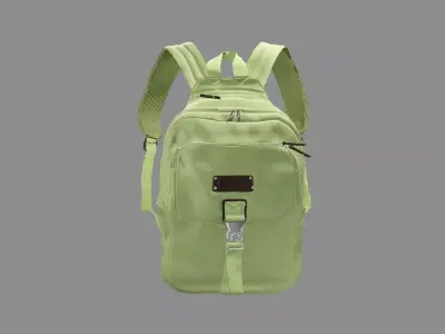 Backpack Camping Handle bag 15 Low-Poly 3D Model Low-poly 3D model