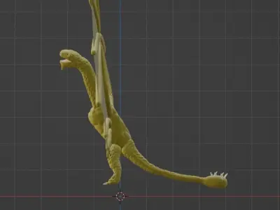 free king ghidorah model Free 3D model