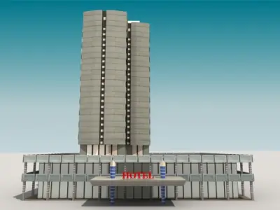 Hotel Rodina 3D model