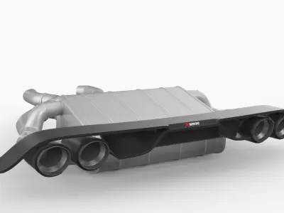 Akrapovic Exhaust System 3D model