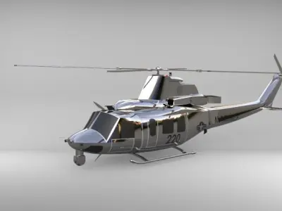 Bell UH-1Y Venom helicopter 3D model