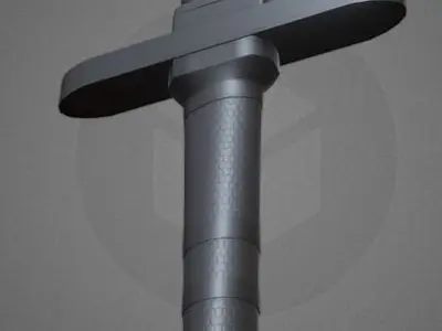 Training Sword Free low-poly 3D model