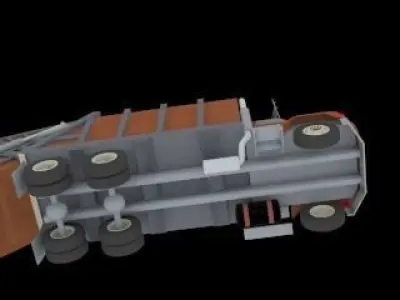 Trash Truck Free 3D model