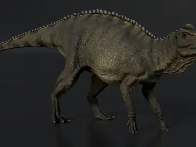 Edmontosaurus Asset Pack Low-poly 3D model