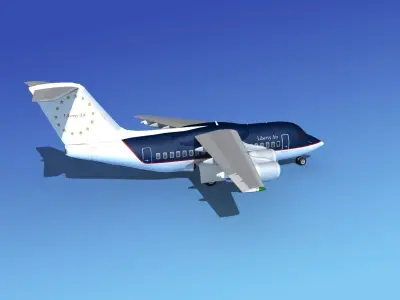 BAe 146-100 Liberty Air 3D model