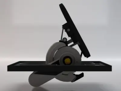 Sci-Fi Jumper Low-poly 3D model