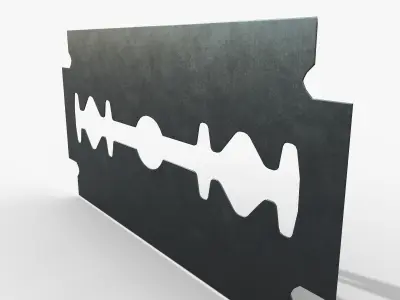 Simple blade Free low-poly 3D model