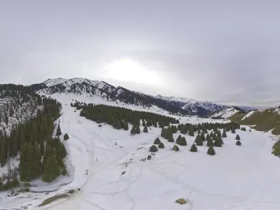 HDR - Kok Zhailau Winter 3D model