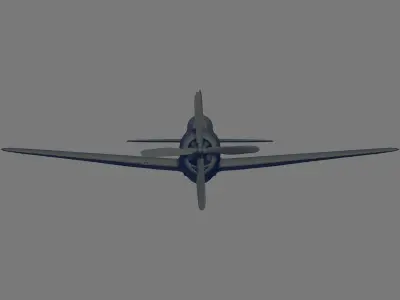P-47N-15 Thunderbolt 3D model