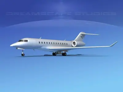 Global Express 6000 Bare Metal 3D model