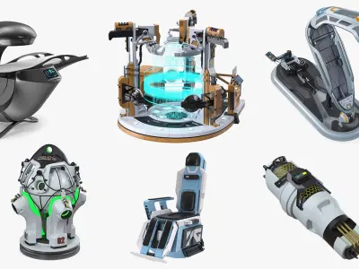 Sci Fi Devices Collection 3 3D model