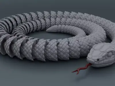 flixable RattleSnake 3D print model