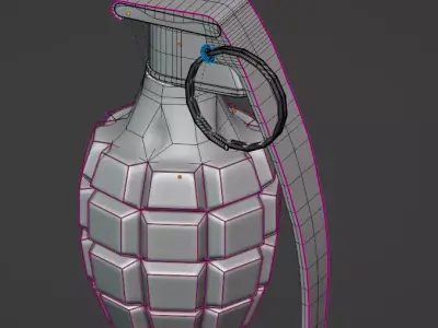 Grenades Pack Free 3D model