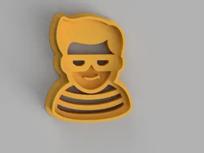 SET 5 COOKIE CUTTER 3D print model integral kangaroo insect 3D print model