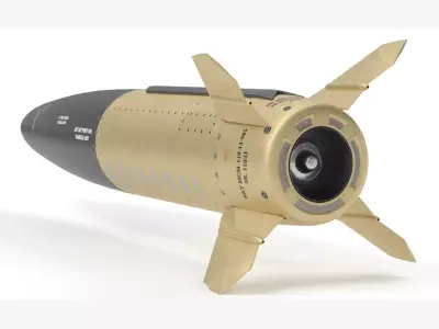 Lockheed Martin Mgm 140 Atacms 2 Tactical Missile 3D model
