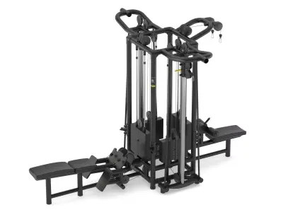 Technogym Cable Stations 4 Evolution 3D model