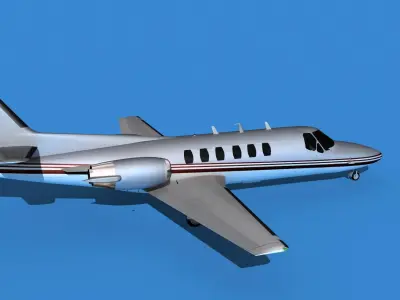 Cessna Citation 550 II Bravo V01 3D model