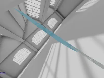 White Witch Sword Low-poly 3D model