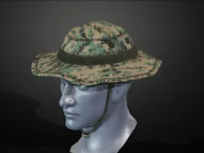 Bonnie hat Low-poly 3D model