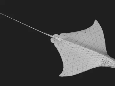 Devilfish Low-poly 3D model