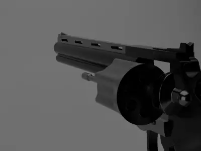 Colt Python 3D model