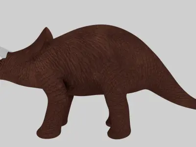 Ceratopsia Dinosaur Low-poly 3D model