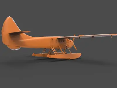 DHC-3 Otter 3D print model