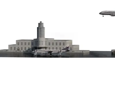 Delta Airlines Convair 880  and Douglas DC 8 11 3D model