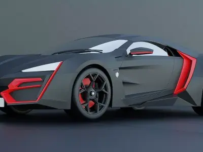Lykan Hypersport 3d model Free 3D model