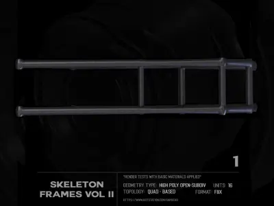 16 Skeleton frames Vol II SUBD 3D model