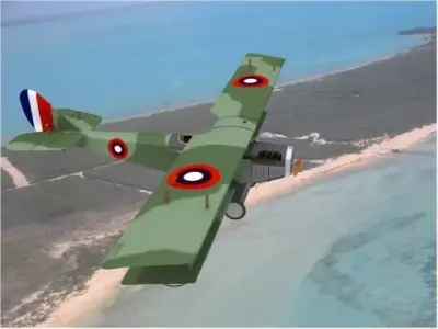 Curtiss JN-2 Jenny V03 3D model