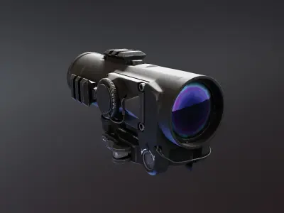 Aselsan A940 Sight Low-poly 3D model