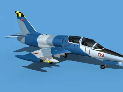 Aero Vodochody L-39C Albatross Russia 1 3D model