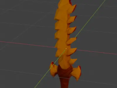 Primal Beast Weapons Pack Stylized Bone Themed RPG Weapon Set  3D model