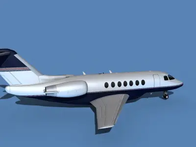 Hawker Siddley 4000 V01 3D model