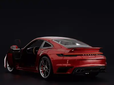 Premium Automotive Studio Lighting Cinema 4D and Redshift 3D model