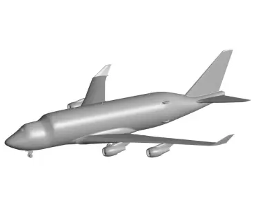 boeing 747 dreamlifter 3D model