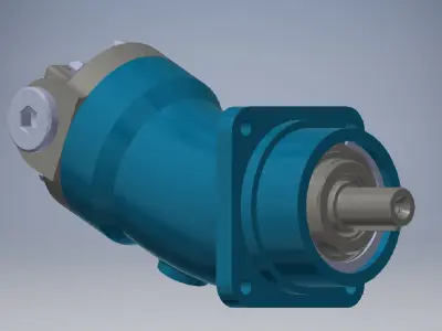Hydraulic motor type 210 3d model 3D model